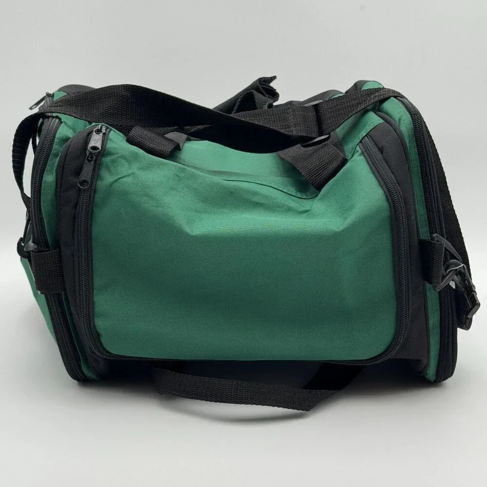 Vintage Miami Hurricanes Duffel Bag Collegiate Gym/Travel Bag Retro Embroidered